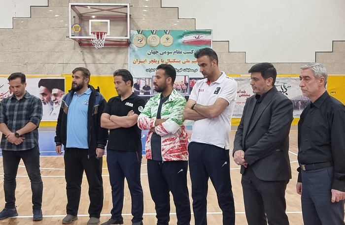 بازدید رئیس فدراسیون از تمرینات مردان بسکتبال با ویلچر