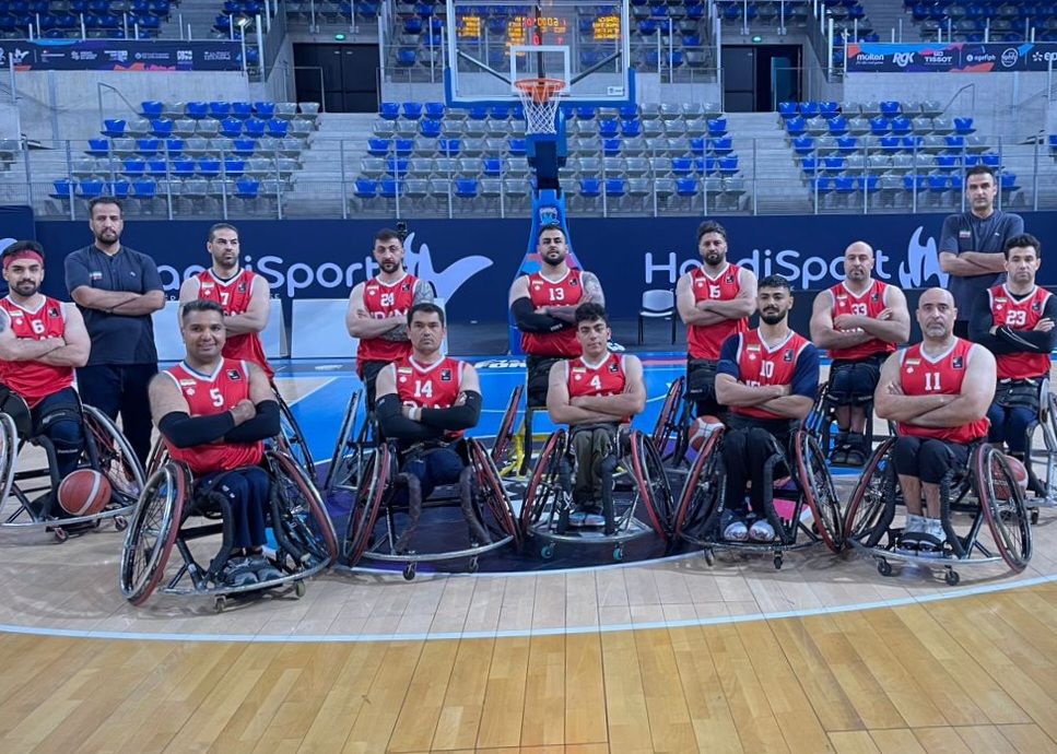 تیم ملی بسکتبال با ویلچر مردان برابر آلمان نتیجه را واگذار کرد