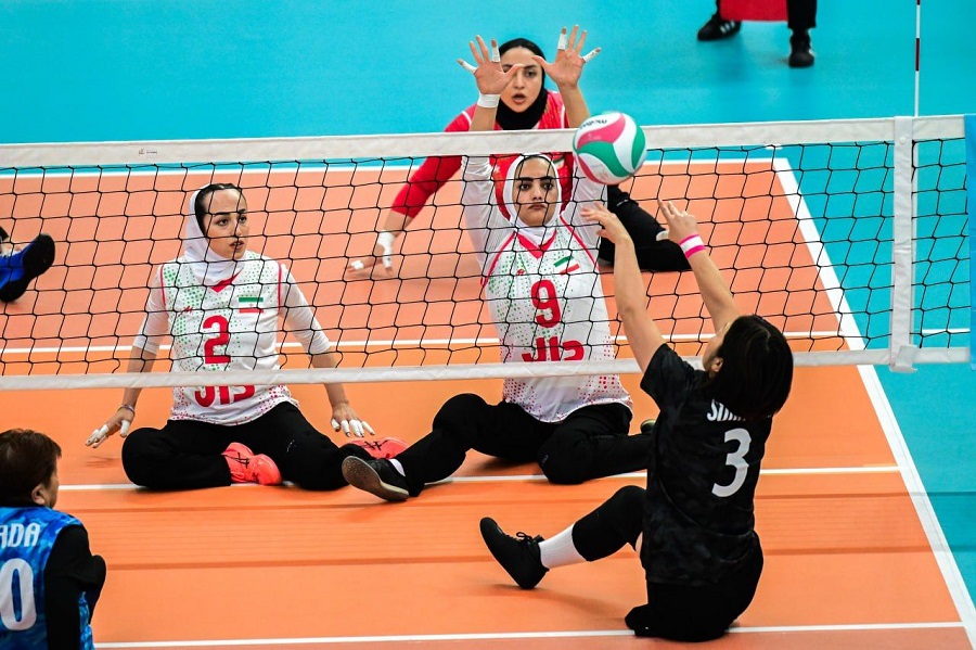 دیدار تیم ملی والیبال نشسته بانوان ایران برابر ژاپن از نگاه دوربین