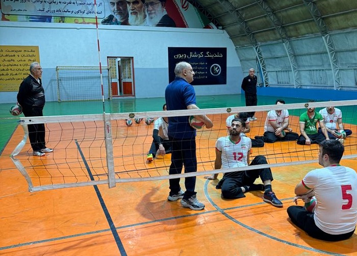 روایت تصویری از تمرینات تیم ملی والیبال نشسته مردان