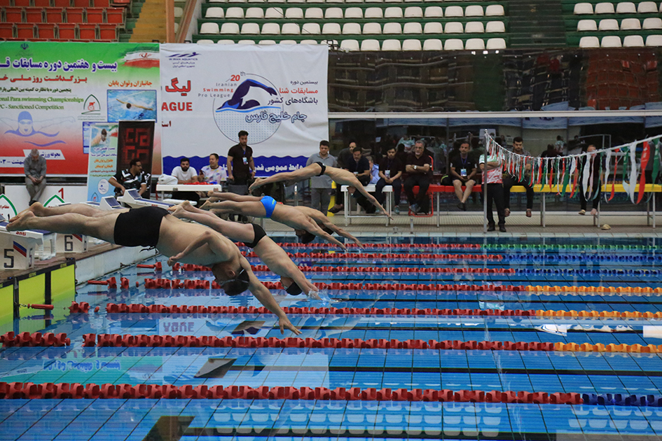رقابت شناگران جانباز و توان یاب در مسابقات قهرمانی کشور